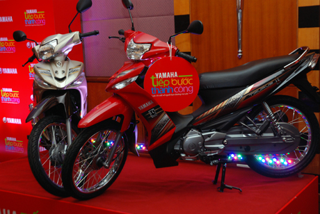 Khách hàng có thể lựa chọn bốn màu sắc khác nhau khi mua Yamaha Taurus LS 2011